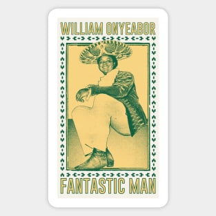 William Onyeabor //\\ Fantastic Man Sticker